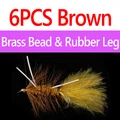 6pcs Br Ru Brown