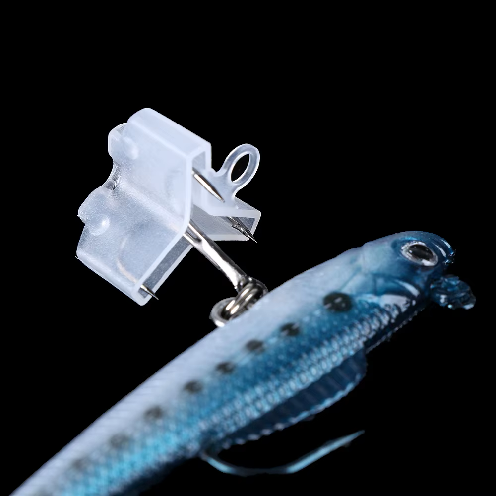 Protectores de anzuelos triples para pesca - Blanco, 5 tallas, 25 uds - imagen 4
