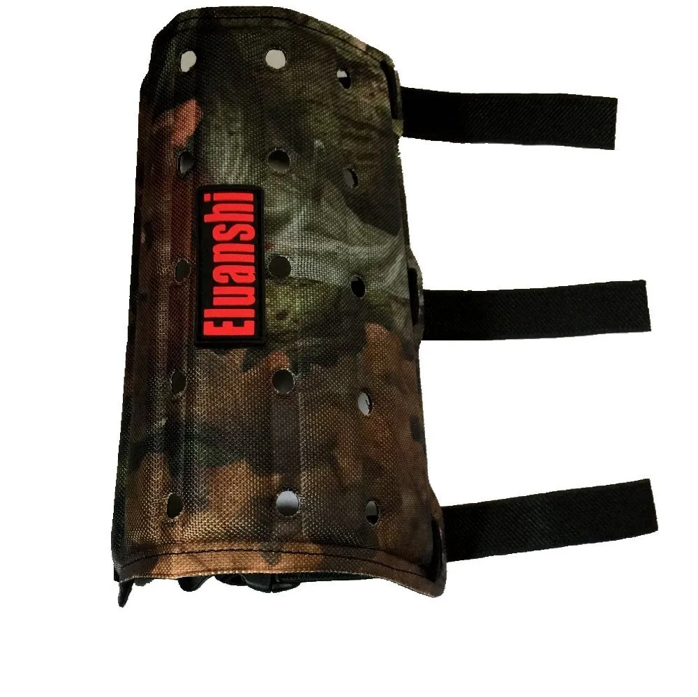 Protector de pecho y mano para tiro con arco, accesorio Protector de brazo, guante de tres dedos, arcos para flechas de caza - imagen 4