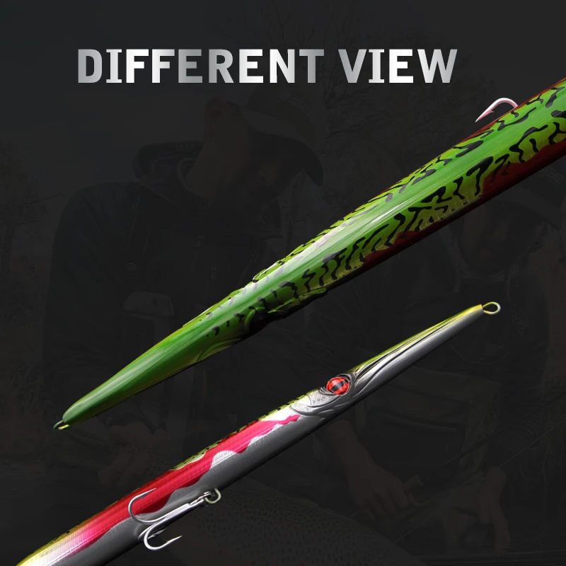 Wondershot-señuelo flotante D12 ARROW 210F, Wobblers de lápiz, 210mm/30g, cebo de fundición larga, Stickbaits, Señuelos de Pesca de lubina, 2021