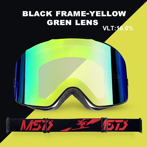 2yellow green lens