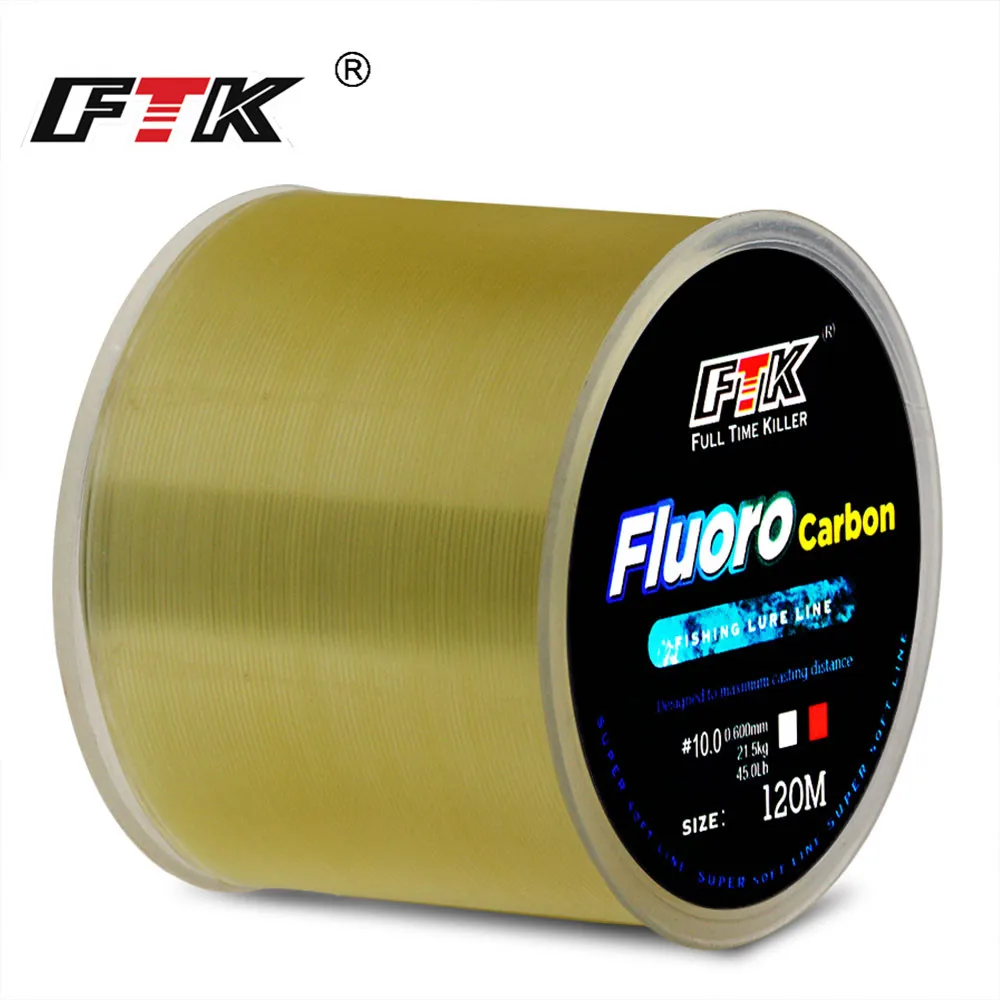 Línea Pesca FTK Fluorocarbono - 120m Carbono Premium - imagen 2