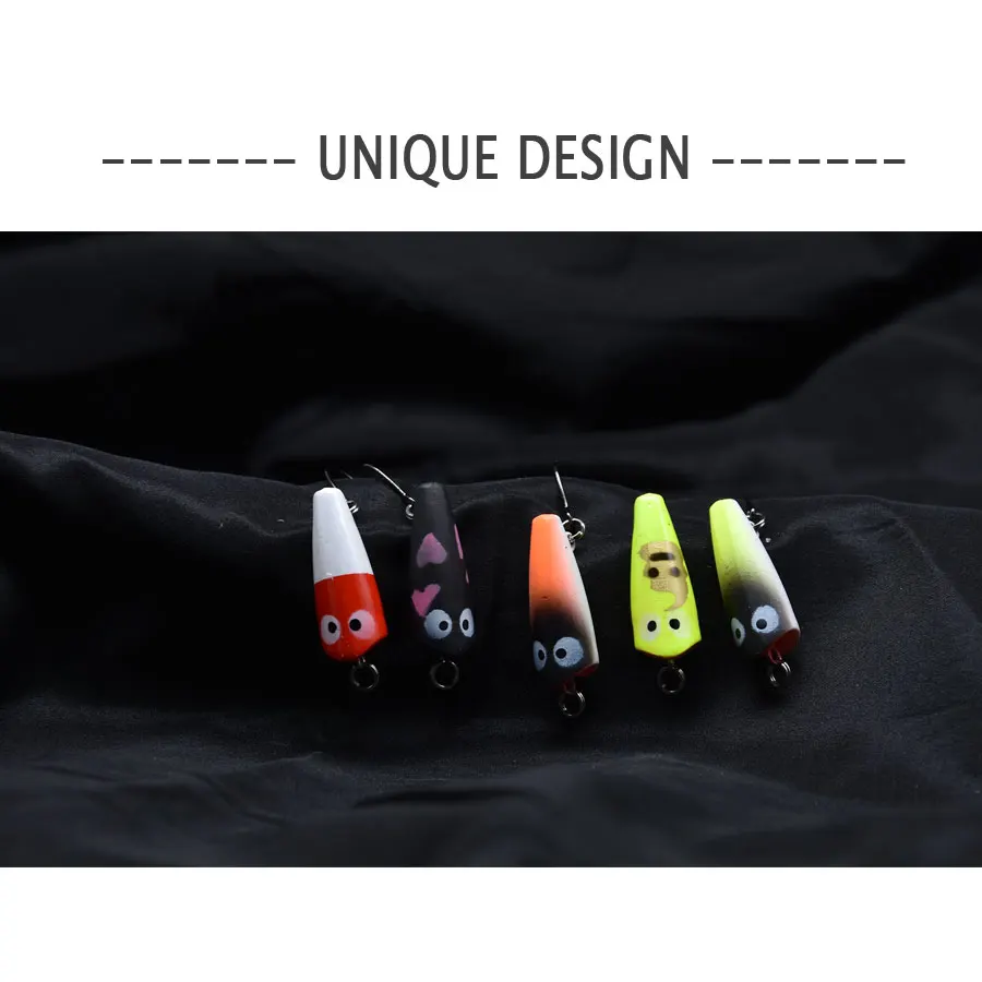 JYJ 1,5g 2g 3g nuevo 1 pieza mini popper llegada gran oferta Minnow señuelo de pesca duro cebo aparejos de pesca señuelos artificiales cebo - imagen 4