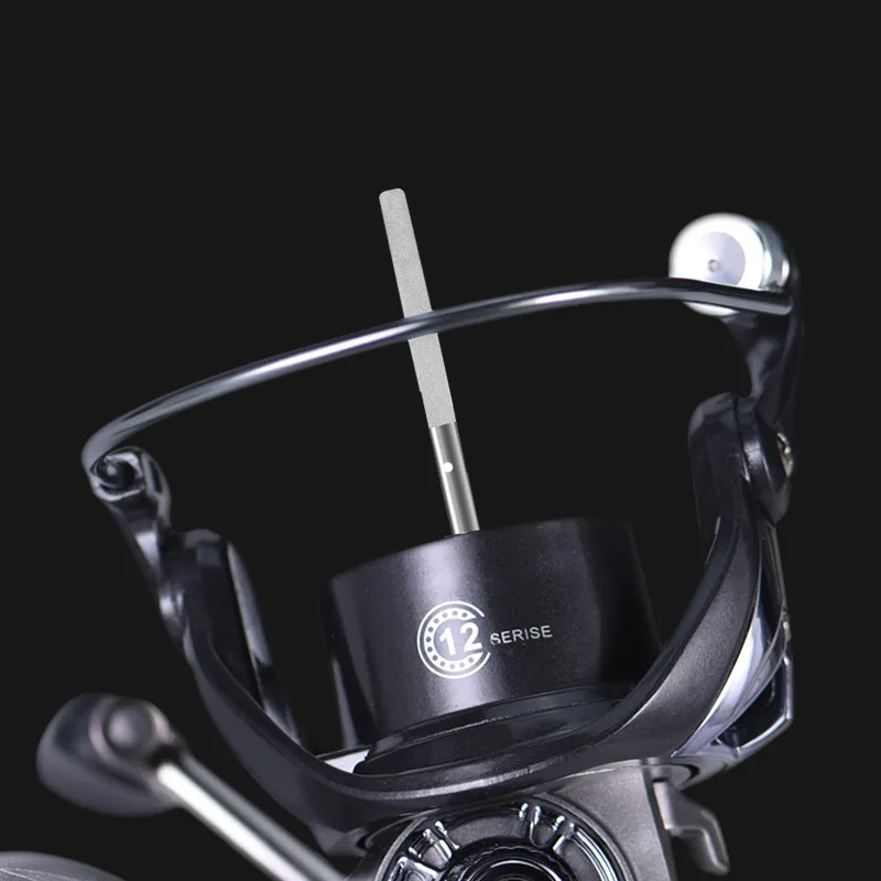 Rueda giratoria 12BB, carrete de pesca de alta velocidad, Ratio de engranaje 5,2: 1, 12kg, carretes de pesca de carpa de arrastre máximo para buque de arrastre de agua salada - imagen 4