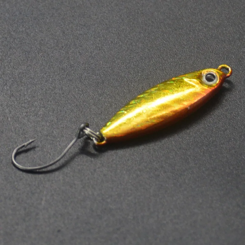 Señuelo de pesca pequeño Jigs Shore Cast, 3g, 5g, océano, cucharas de captura de agua dulce, Culter Bass. Señuelos artificiales, 1 pieza en oferta - imagen 5