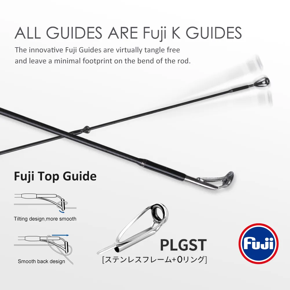 NOEBY-caña de Jigging lenta, anillo Fuji SIC de 1,91 m y 1,96 m, fundición giratoria de carbono, Jigging rápido, gran juego, caña de pescar para barco de agua salada - imagen 5