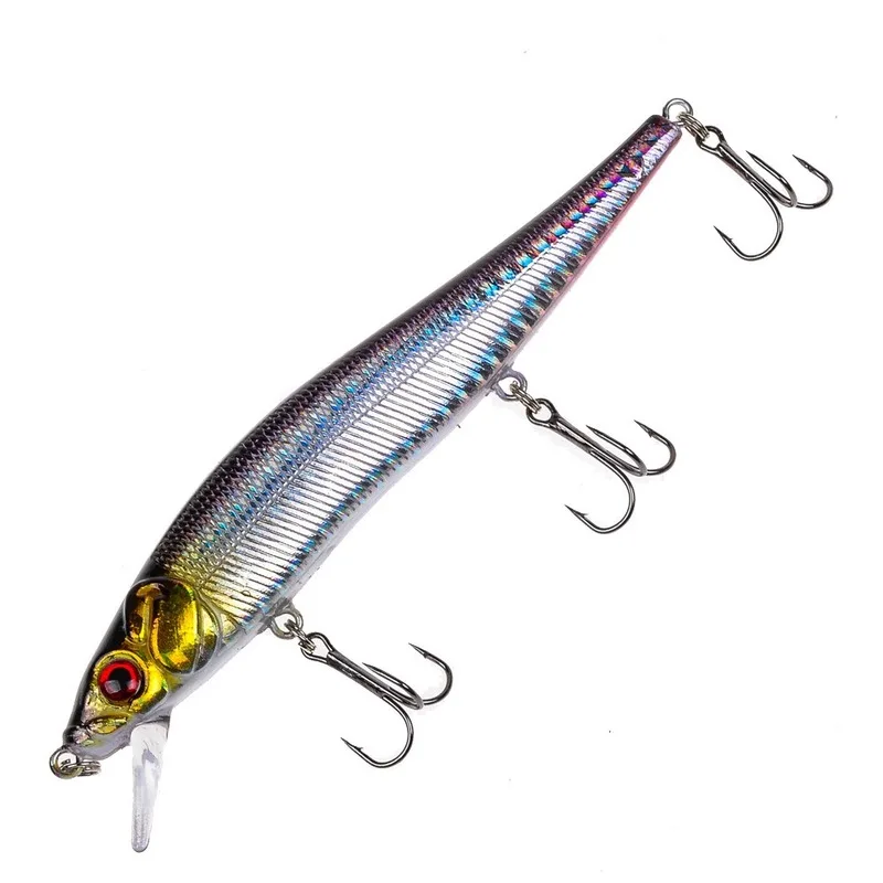 Señuelos de Pesca de pececillos, cebos duros Wobbler, Crankbaits, ABS Artificial, aparejos de pesca de Lucio, 11,5 cm, 14,5g, 1 ud. - imagen 3