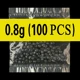 100pcs 0.8g