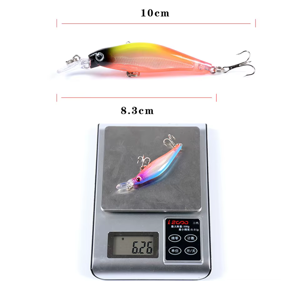 Minnow duro Wobbler láser para trucha y lucio - imagen 5