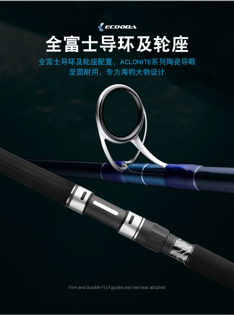 Experimente lo último en la tecnología de cañas de pesca con el innovador diseño de aclonita de Cecoda