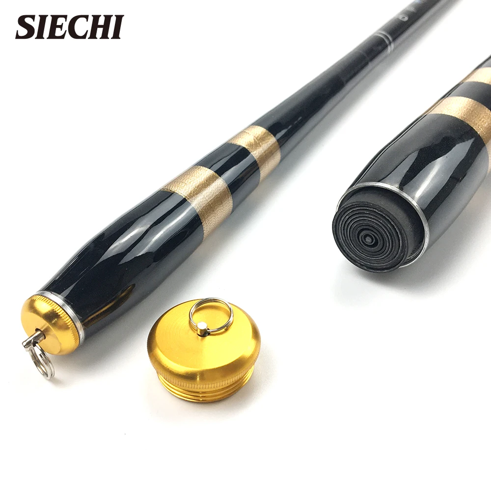 SIECHI-caña de pescar telescópica de fibra de carbono, ultraligera, alimentador de carpa, Tenkara 3,6-7,2 m - imagen 5