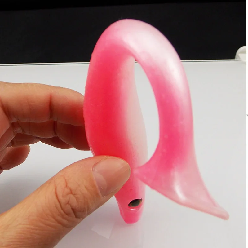 ESFISHING señuelos blandos pesca Peche pike Hog Shad 100mm 200mm pesca en el mar cebo de silicona swimbait mar lago isca artificial - imagen 3