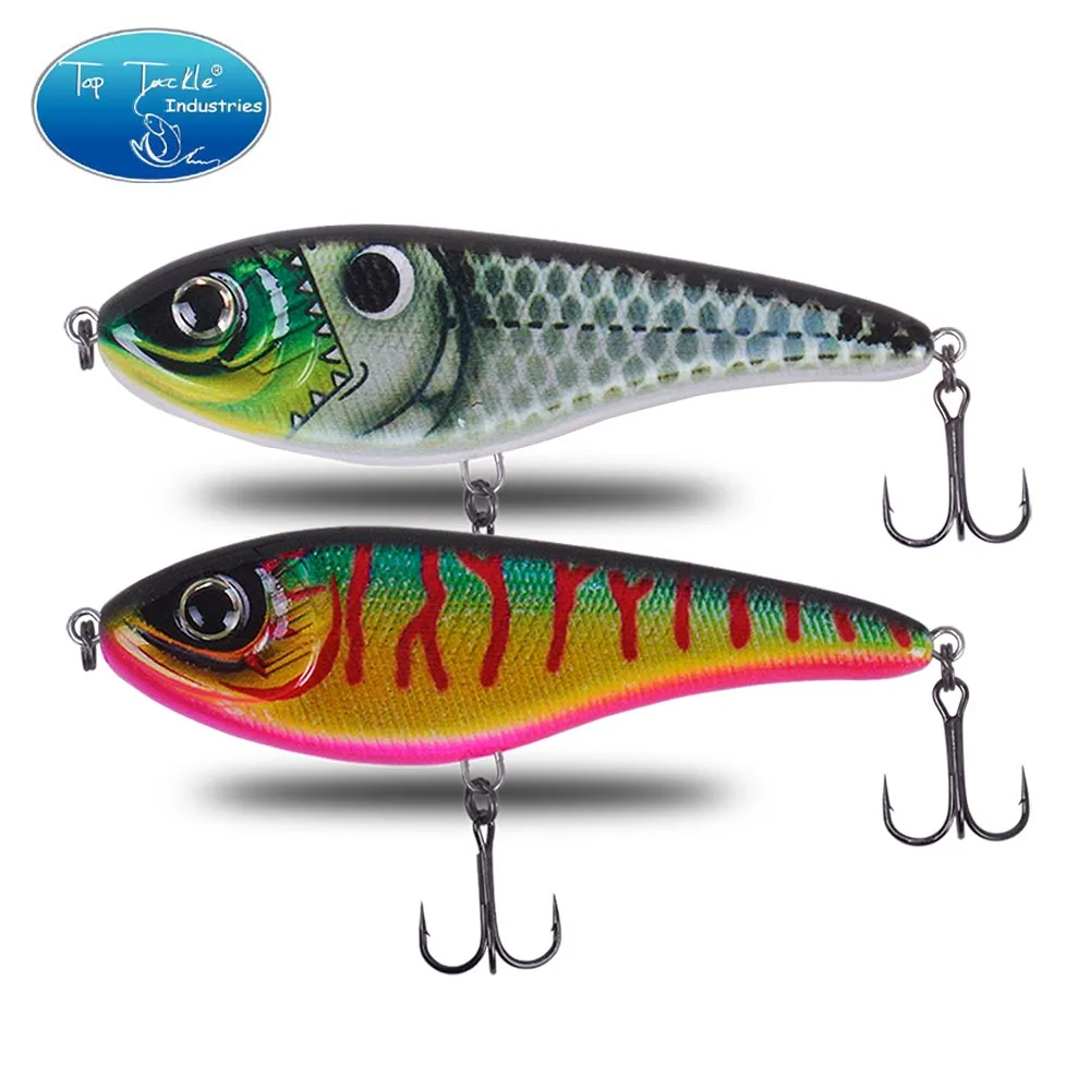 CF señuelo de pesca 214, 49, 76 y 135g (Color 51 ~ 67) musky pike slider plomo pesca jerkbait señuelo Crankbaits Señuelos de pesca - imagen 5