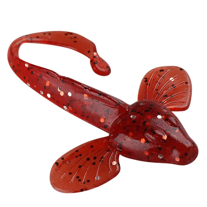 6 unids/set señuelo de pez Artificial pez blando 8 cm 4,6g cebo de pesca Wobblers cebo de silicona agua dulce B146 - imagen 4