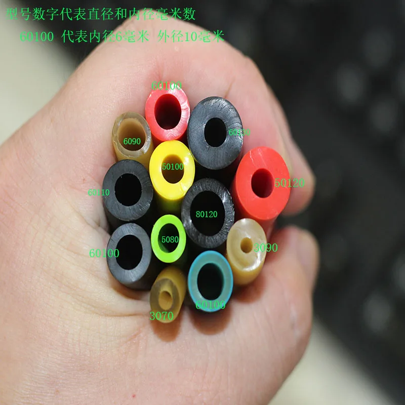 Tubo de látex Industrial para Fitness, banda de goma de 12mm de diámetro, cuerda de goma para culturismo, 50120, 50100, 60100 - imagen 4