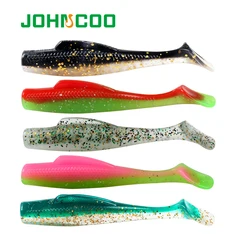 JOHNCOO Swimbait TPR cola de paleta – Señuelo blando para lubina