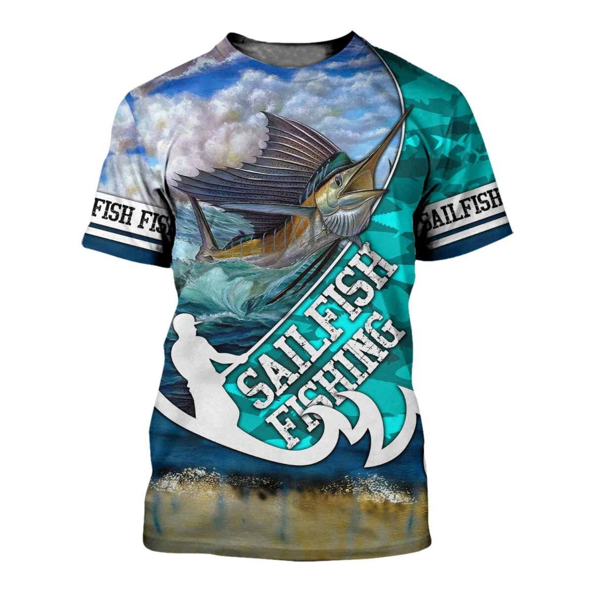 Camiseta Hipster de verano 2025 para hombre, camiseta de manga corta con estampado 3D de Lucio y pesca, camisetas informales Unisex TX0173 - imagen 5