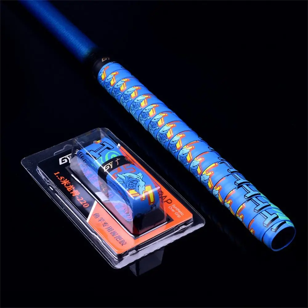 Empuñaduras de mango de raqueta de camuflaje absorbente de sudor, aislamiento de 1,5 m, banda para el sudor, envoltura termorretráctil - imagen 5