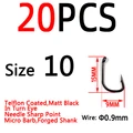 20pcs  Size 10
