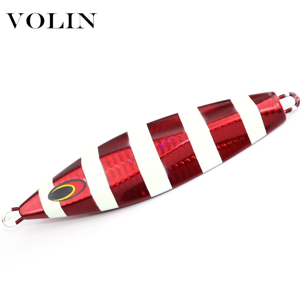 VOLIN-señuelo de pesca Jigging para agua salada, cebo Artificial de Metal, 250g, 300g, 1 ud., nuevo - imagen 3