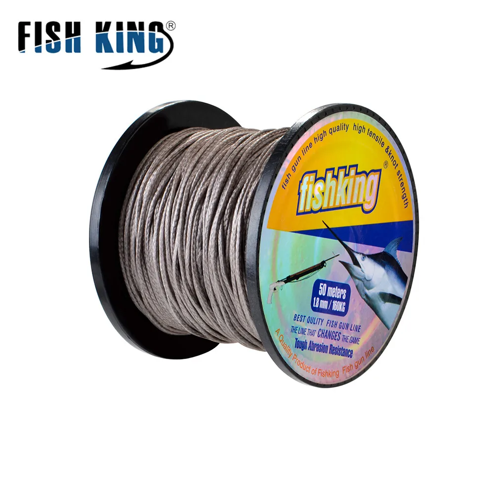 FISH KING-sedal de pesca submarina, multifilamento, 50M, 2,0mm, 1,8mm, 55YDS, Material trenzado - imagen 2