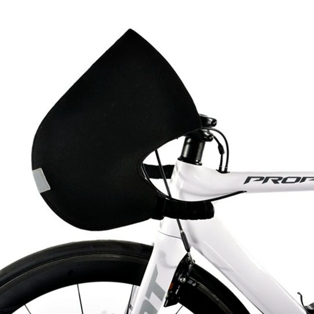 Cubiertas de manillar de carretera a prueba de viento, bicicleta de montaña de invierno para guantes cálidos, dedos completos, resistentes a la lluvia - imagen 3