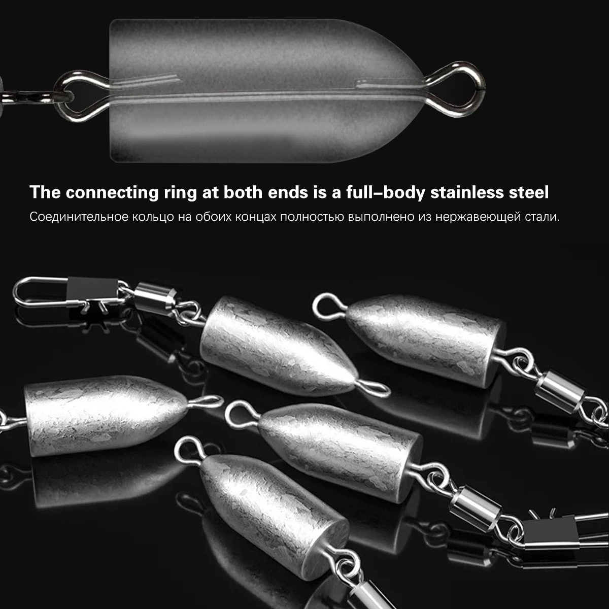 Plomos de pesca piezas, 10g-100g, banda de gotitas de agua, plomo, plomo, hilo para caña de pescar - imagen 5