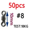 50pcs size 8