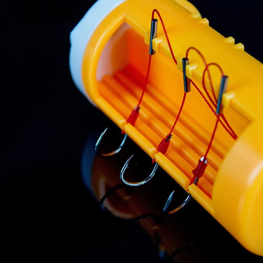 Anzuelos de Pesca de acero al carbono, anzuelos colgantes a prueba de peso, jaula de cebo para alimentador de peces, juego de anzuelos de Pesca - imagen 3