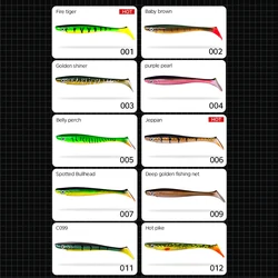 Hunthouse Paddle Tail Shad - Cebo suave para lucio con acción realista