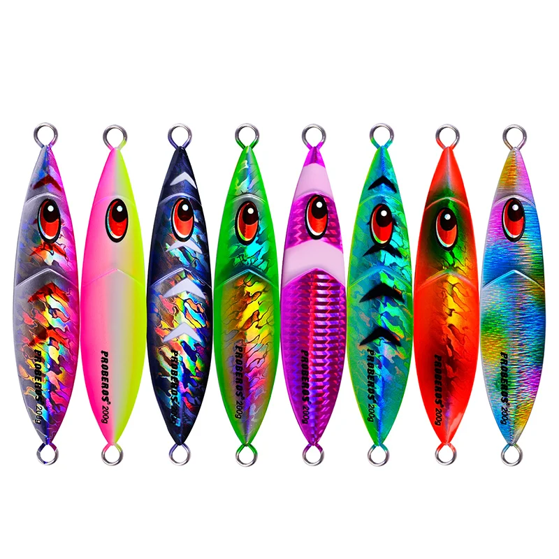 PRO BEROS-señuelo de pesca duro, anzuelo de fundición de 13cm-14cm, 160-200g, 8 colores - imagen 5