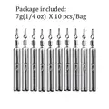 10pcs 7g sinkers