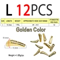 12pcs Golden L
