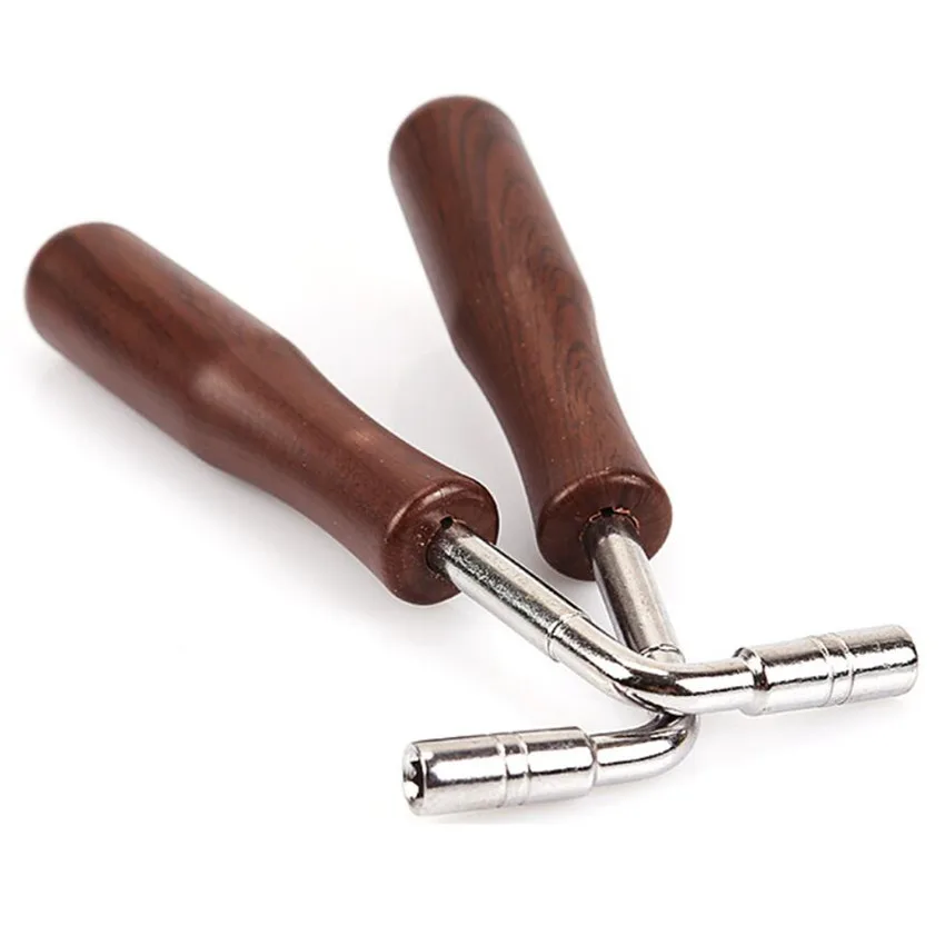 Martillo de afinación de Piano, sintonizador de llave cuadrada en forma de L, herramienta de reparación de pasador de cuerda de punta de llave inglesa para dulzura de cremallera china, 88-61-54 teclas - imagen 3