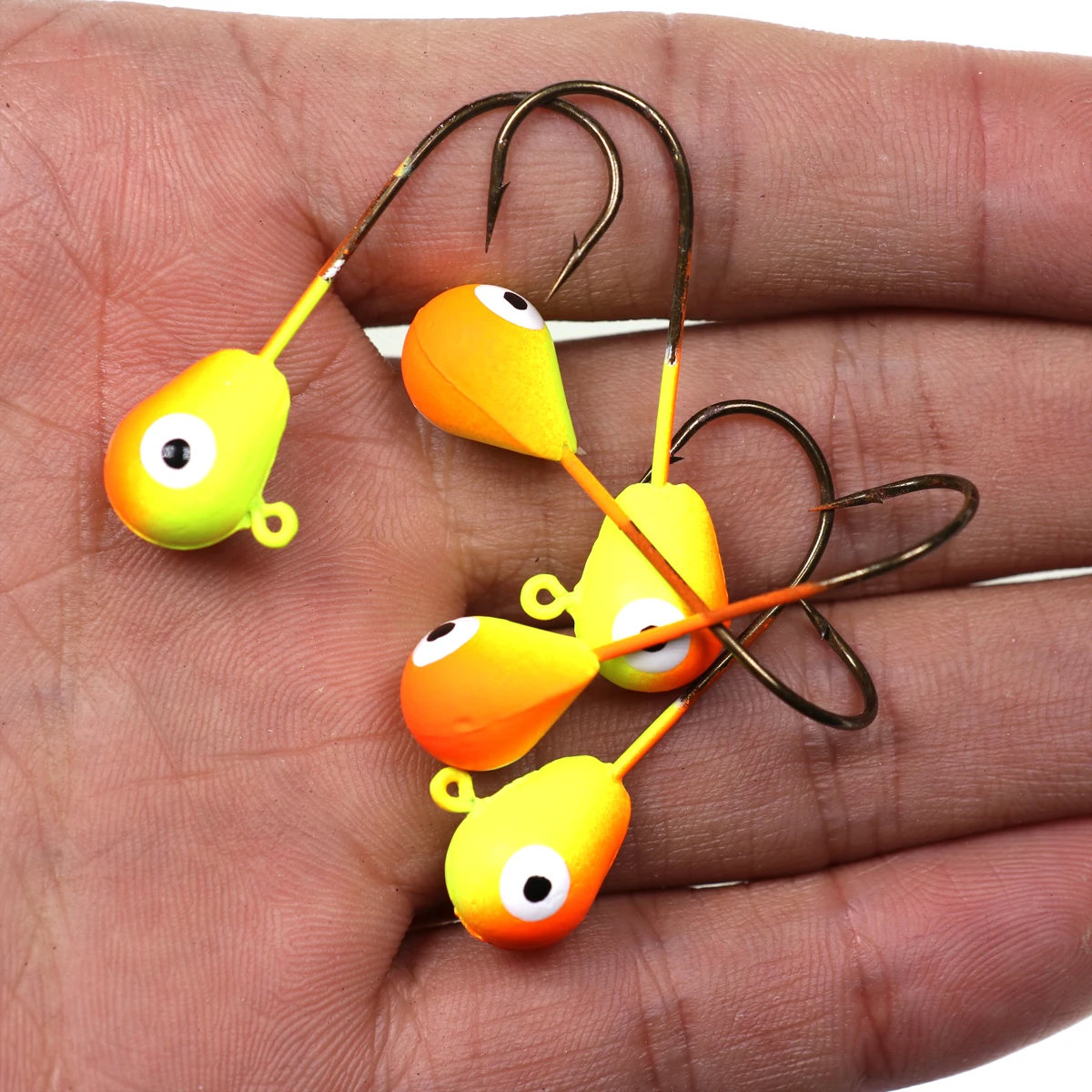Bimoo 5 piezas de espuma dura Popper Fly Head con # 2 # 1/0 gancho seco lubina trucha mosca flotante pesca Popper moscas gancho