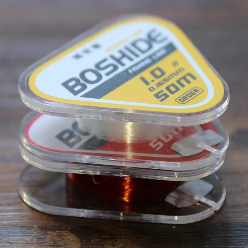 Línea de pesca de 50m, competición de pesca, cable de pesca súper fuerte, línea más invisible, sin memoria, línea de nailon recubierta de fluorocarbono - imagen 4