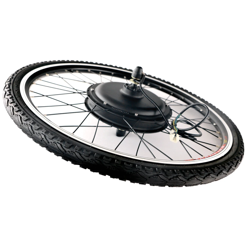 Kit de conversión de bicicleta eléctrica, Motor de cubo de rueda delantera de 28x1,5 pulgadas, controlador potente de 48V y 1000W, Kit de palanca de freno con Sensor PAS - imagen 5