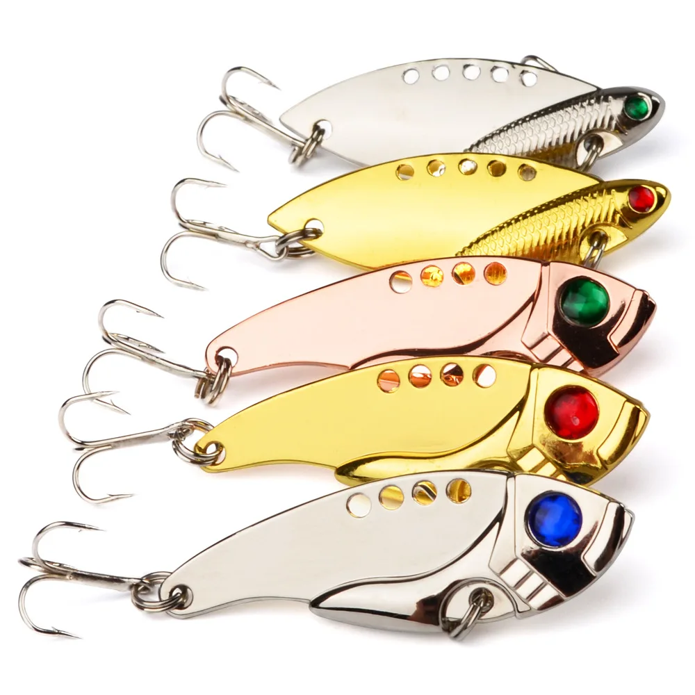 Señuelo 3D EyesMetal Vib Blade para pesca, cebos con vibración que se hunden, 11g, 6cm, Vibe Artificial, perca, Lucio, dos estilos, 1 unidad - imagen 5