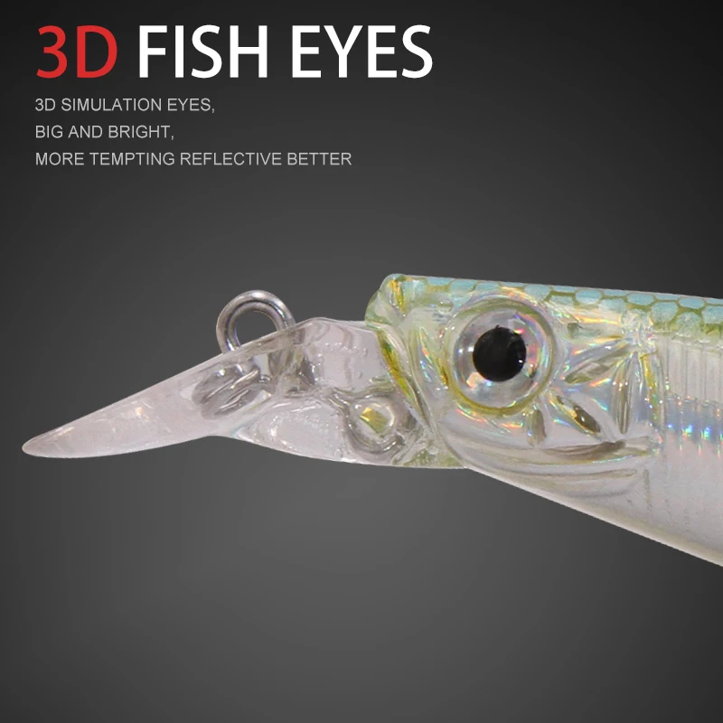 Wondershot A02 70/100/121mm 5,2/15,6/26,3g Señuelos de Pesca pececillo señuelo de Pesca flotante cebo Artificial duro aparejos de Pesca - imagen 5