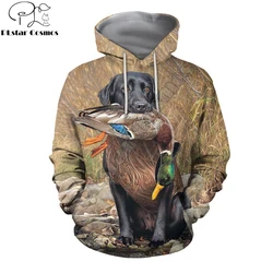 Sudadera con capucha 3D Pato de Caza – Ideal para Pescadores