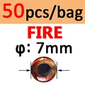 7mm FIRE 50 piezas