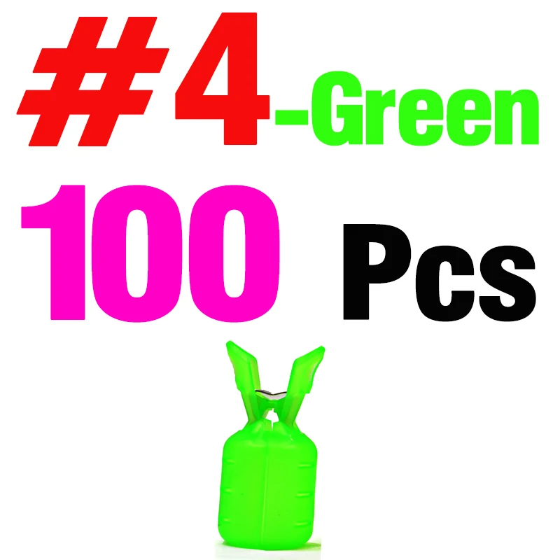 No4 Green 100Pcs