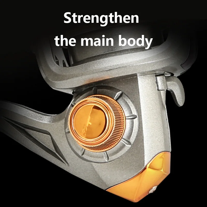 Mini carrete de pesca 5KG arrastre máximo DC150 sin espacio señuelo de pesca en roca carrete giratorio pequeño de agua dulce - imagen 4