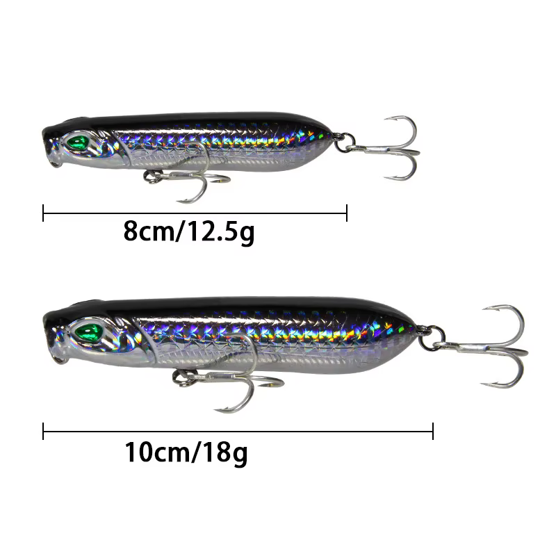 POETRYYI-señuelo de Pesca Topwater, 8cm/10cm, 12,5g/18g, lápiz Popper, Pesca Artificial profesional, Wobblers para Pesca - imagen 3