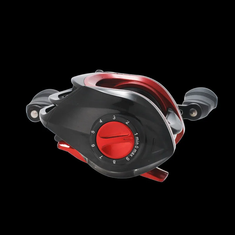 Carrete de Baitcasting para pesca de carpa, accesorio de alta velocidad con freno magnético, arrastre máximo de 8KG, 7,2: 1 17 + 1BB - imagen 5