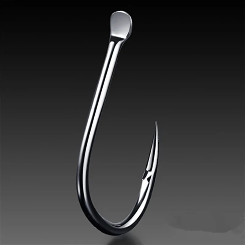 Anzuelos de pesca de acero inoxidable de alta calidad, accesorios de pesca de agua dulce, ganchos de púas, carpa, cruciano, 10 unidades por lote - imagen 5