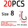 20pcs  Size 8