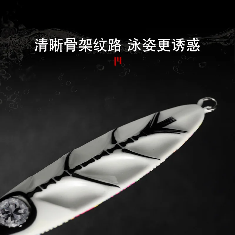 ECOODA-señuelo de pesca luminoso CORVUS, cebo de Metal para Jigging lento, 80/120/150/200/260g, señuelo de pesca en aguas profundas, Jigs de caída lenta - imagen 4