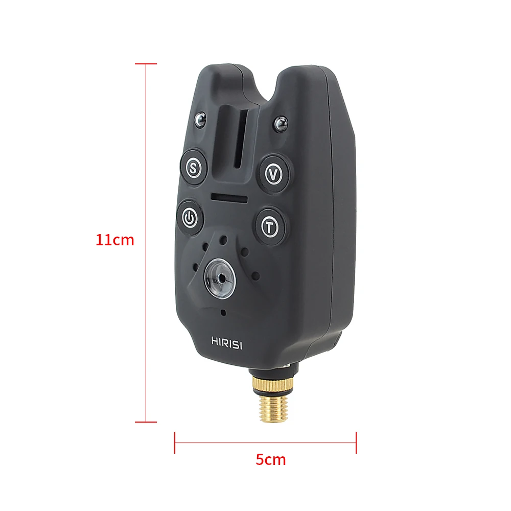 Alarma de pesca de carpa 3 en estuche indicador de alarma de mordedura de pesca aparejos de pesca de carpa B1101-3 - imagen 5