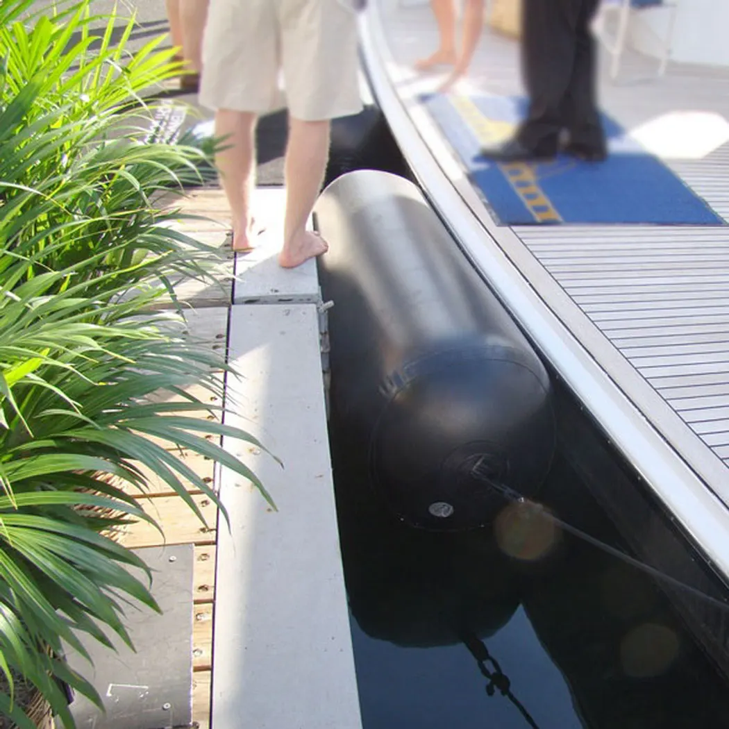 Guardabarros inflables de PVC de alta resistencia, accesorio para barco de pesca, yate, velero, barco, Kayak, 60x18 pulgadas - imagen 3